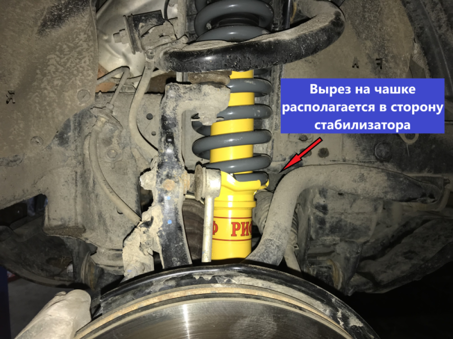 Амортизатор РИФ передний Toyota Land Cruiser Prado 90
